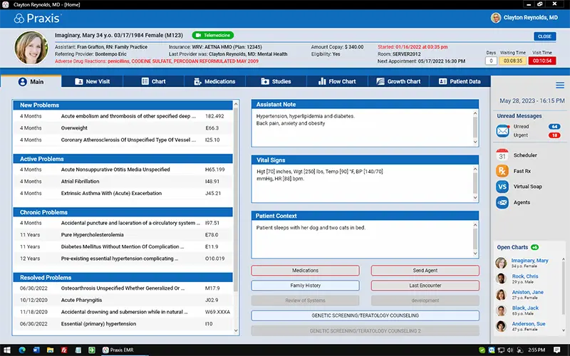 Praxis EMR Software—Nephrology EMR Software demo