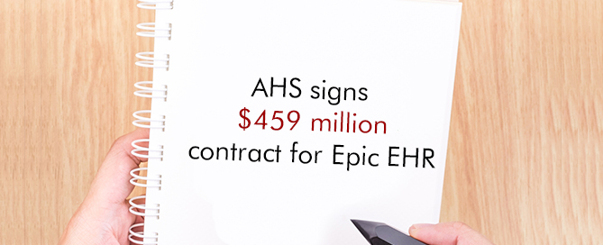 AHS signs $459 million contract for Epic EHR