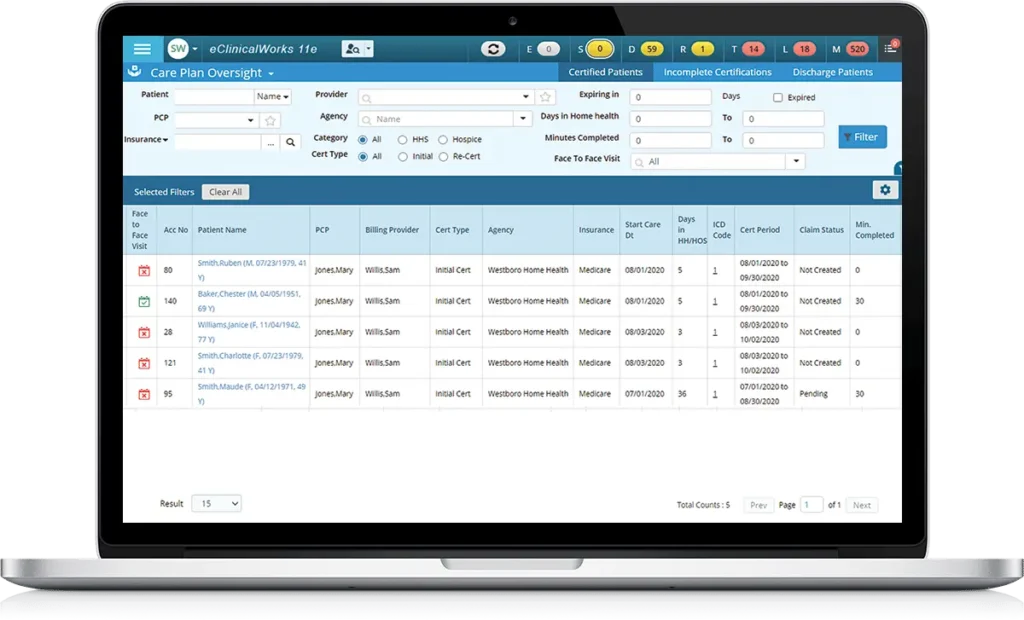 eClinicalWorks EHR Software EHR and Practice Management Software