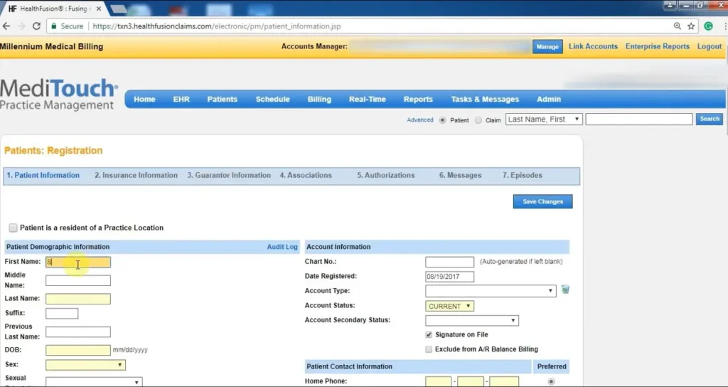 MediTouch EMR Software EHR and Practice Management Software