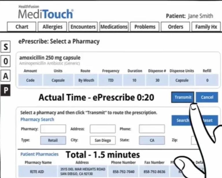 MediTouch EMR Practice Management Software Demo