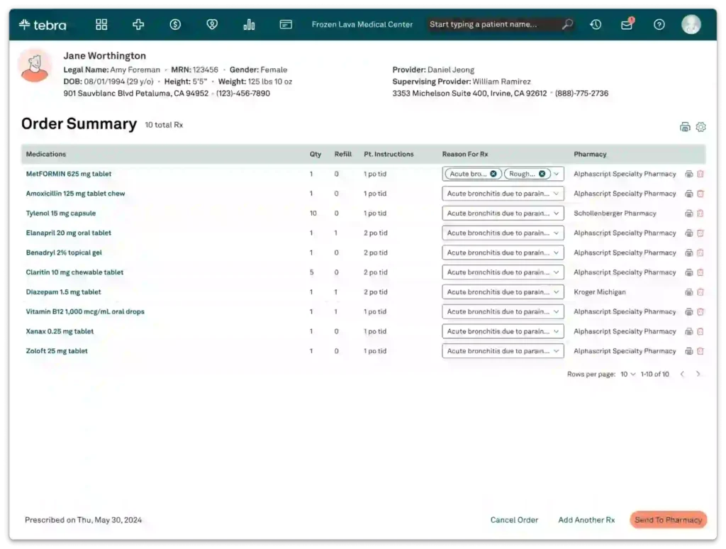 Tebra EHR Software EHR and Practice Management Software