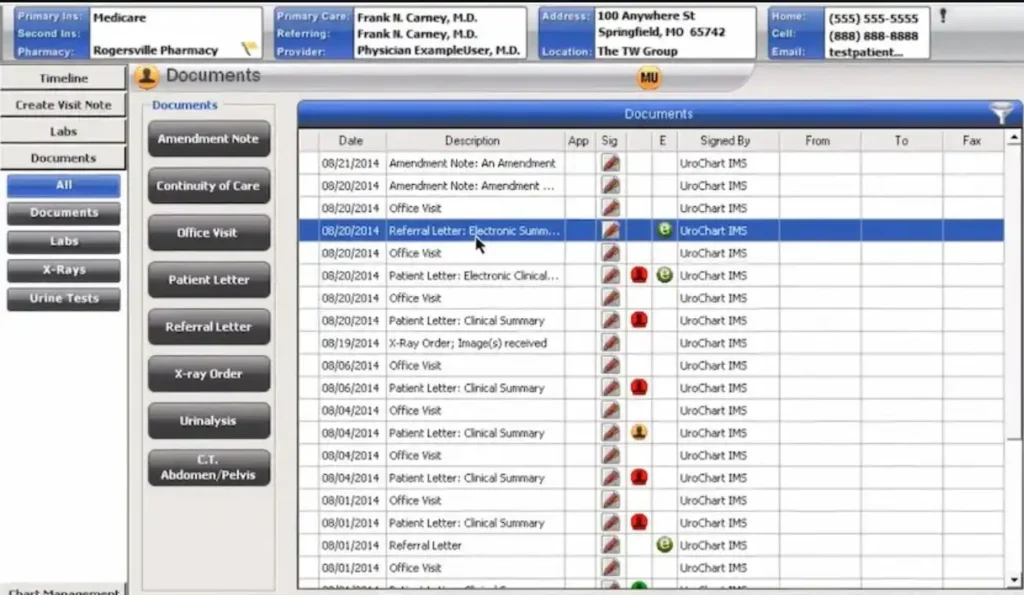 UroChart EHR Software By IntrinsiQ EHR and Practice Management Software