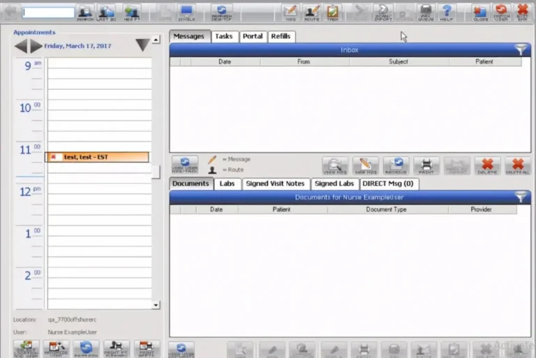 UroChart EHR Practice Management Software By IntrinsiQ Scheduling