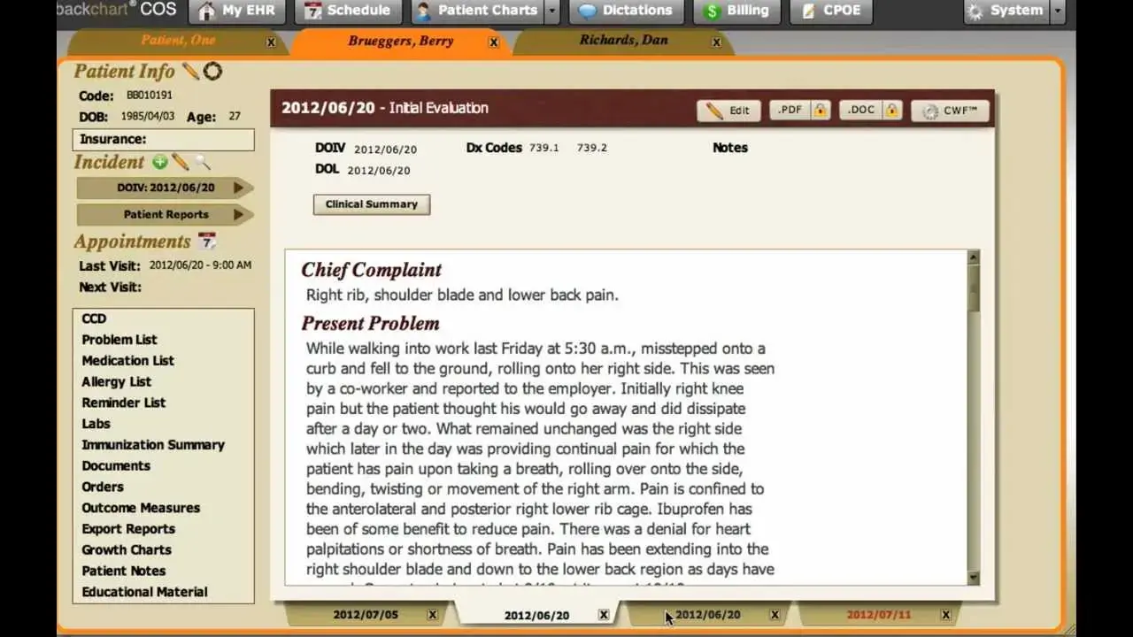 BackChart EMR Software EHR and Practice Management Software