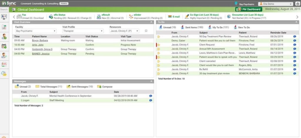 InSync EMR Software EHR and Practice Management Software