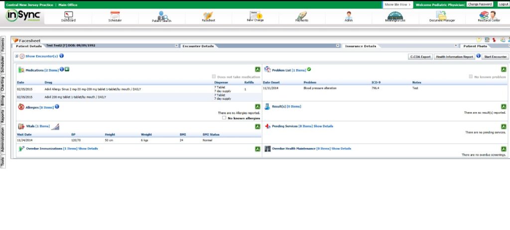 InSync EMR Software EHR and Practice Management Software