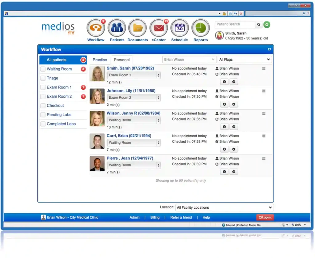 Medios EHR Software EHR and Practice Management Software