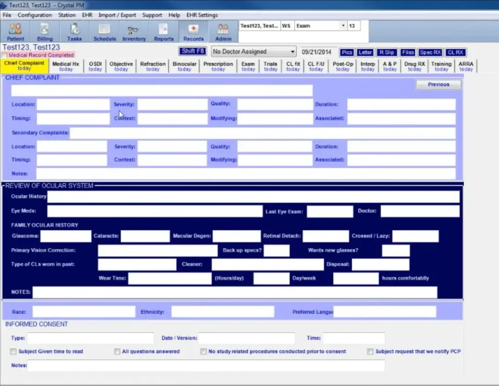Crystal Practice Management Software EHR and Practice Management Software