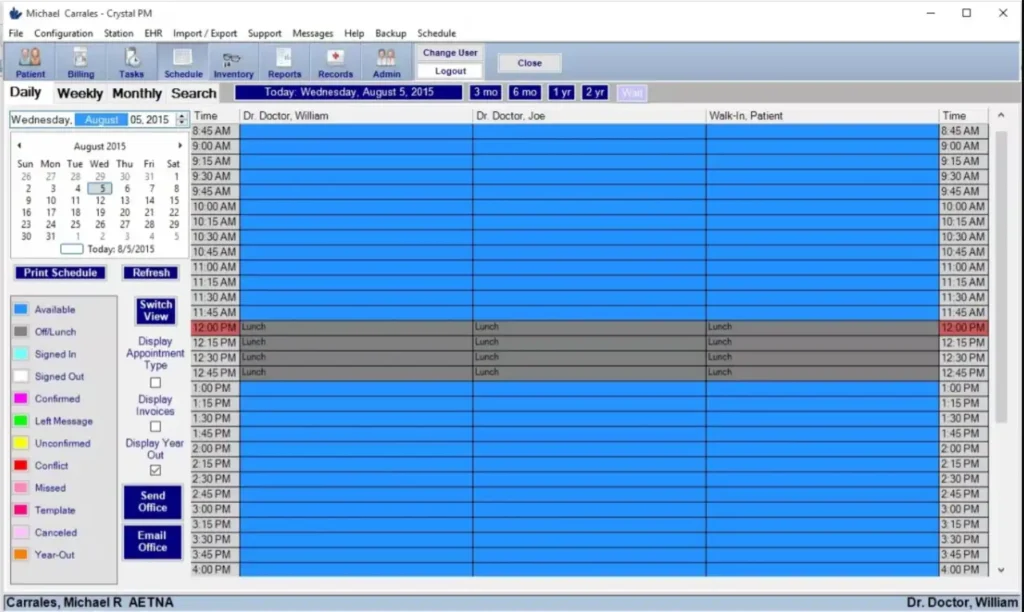 Crystal Practice Management Software EHR and Practice Management Software