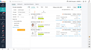 ChARM EHR Software Patient Calendar Appointments