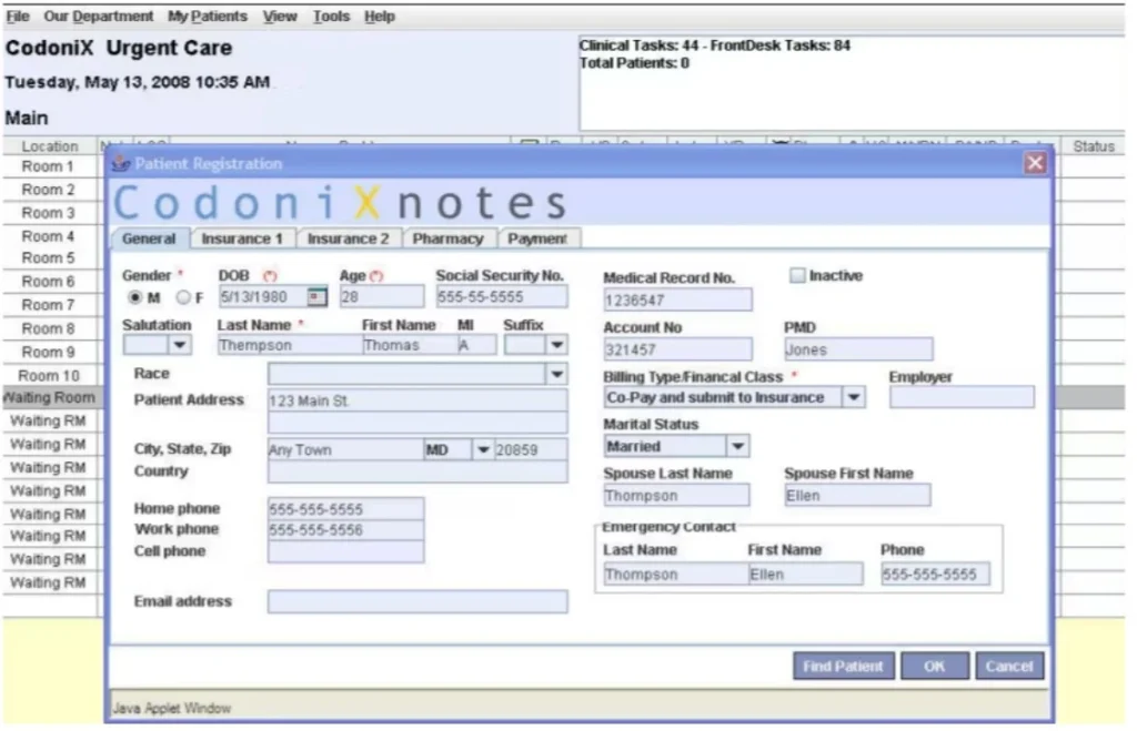 CodoniXnotes EHR Software EHR and Practice Management Software