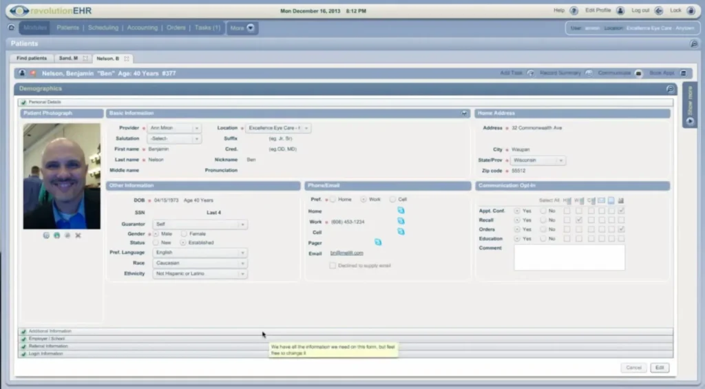 RevolutionEHR Software EHR and Practice Management Software