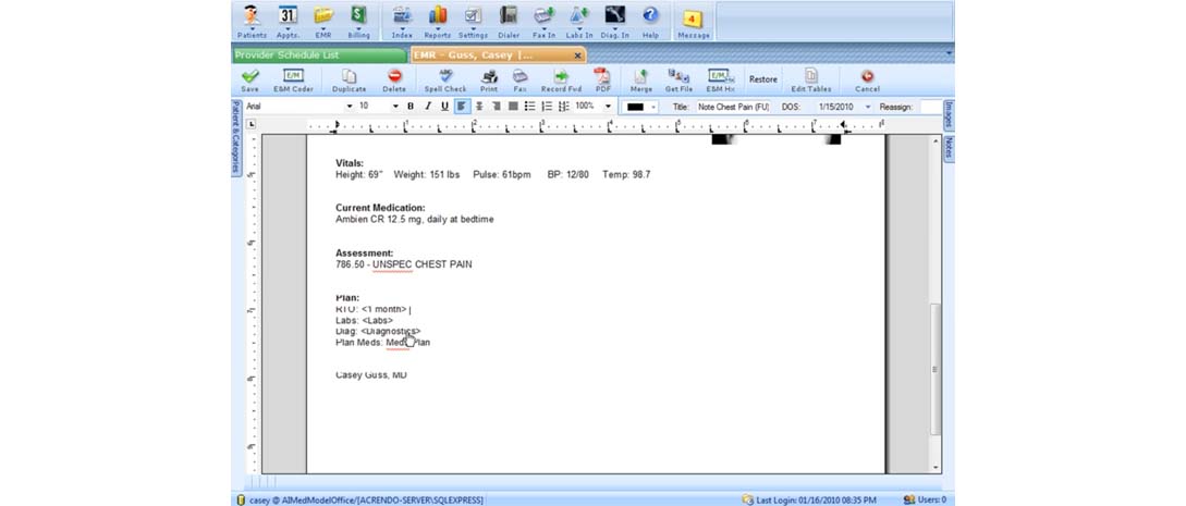 A.I.Med EHR Software EHR and Practice Management Software
