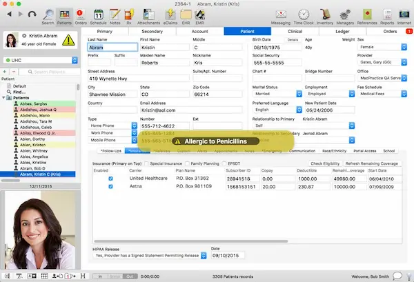 MacPractice 20/20 EHR Software EHR and Practice Management Software