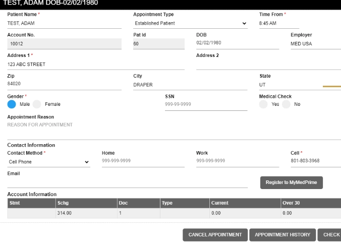 Med Prime EHR Software EHR and Practice Management Software