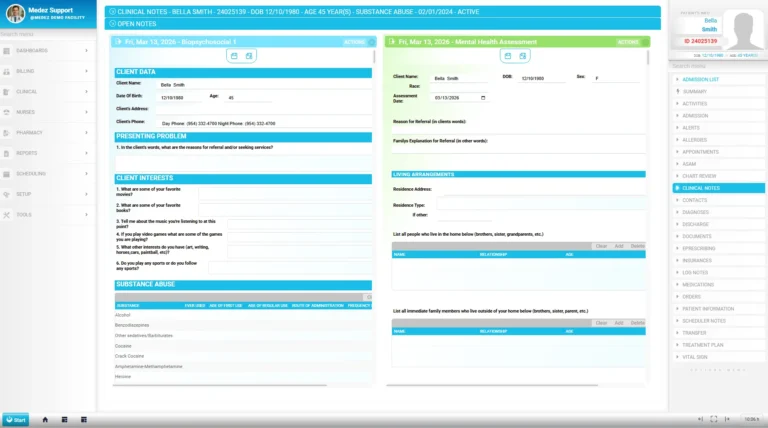 MedEZ-EHR-Software-Solution-Clinical-Notes