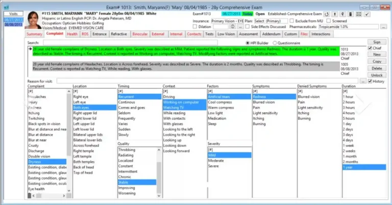 My Vision Express EHR Practice Management Software Complaint