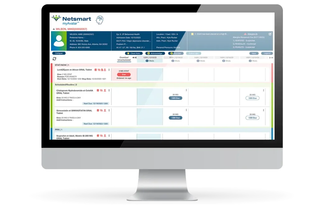 Netsmart myInsight EHR Software EHR and Practice Management Software