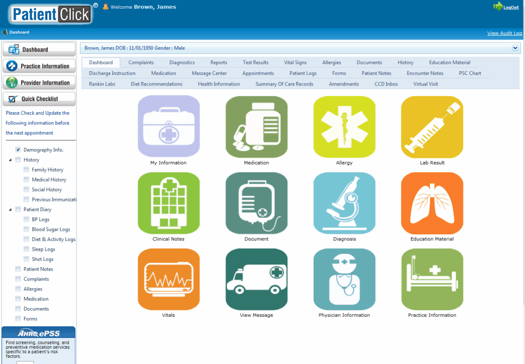 PatientClick EHR Software EHR and Practice Management Software