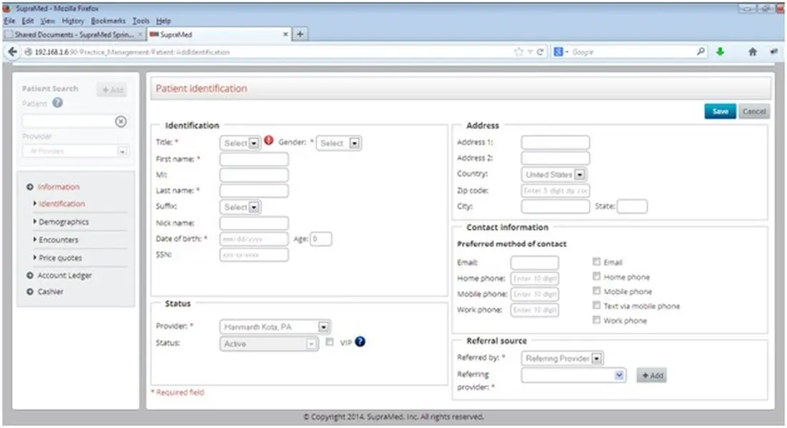 SupraMed EHR Software EHR and Practice Management Software