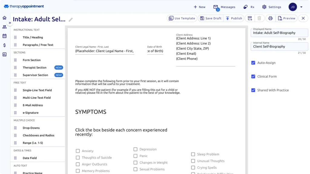 TherapyAppointment EMR Software EHR and Practice Management Software