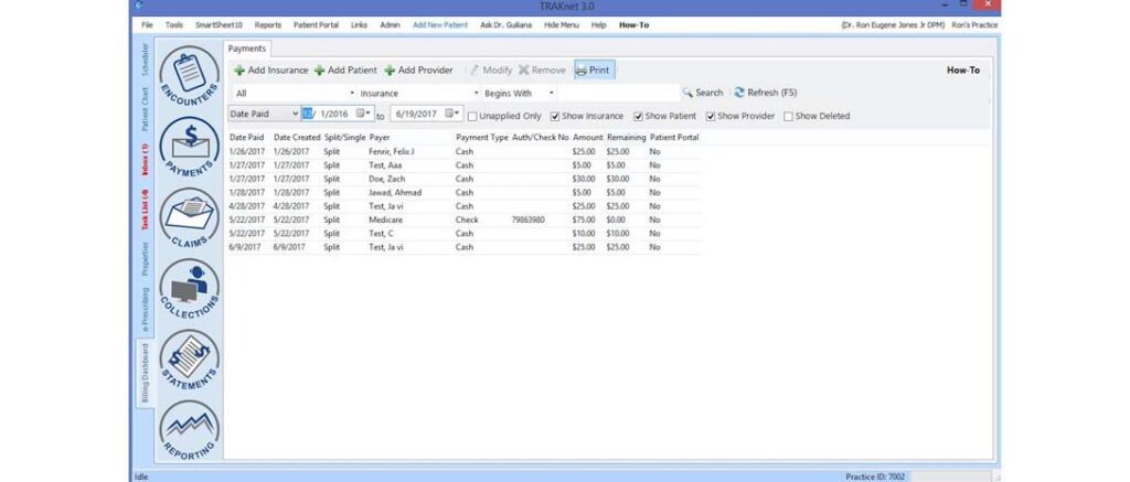 TRAKnet EHR Software EHR and Practice Management Software