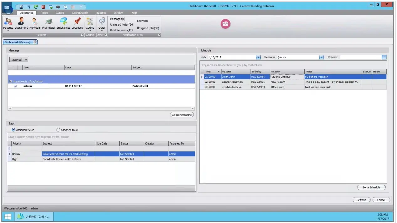UnifiMD EHR Software EHR and Practice Management Software