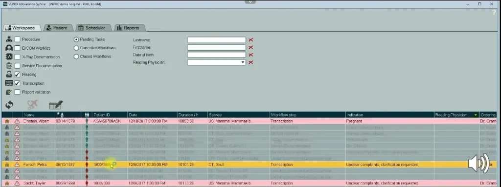 VEPRO Information System EHR and Practice Management Software