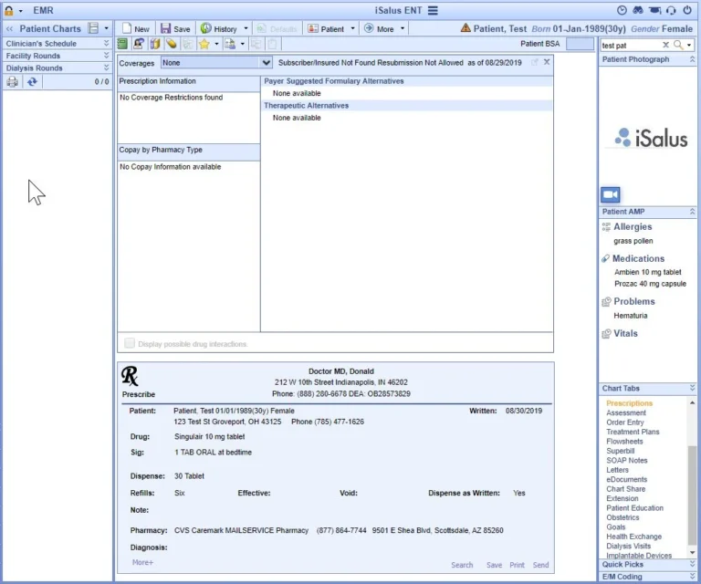 iSalus-EMR-System-e-prescribing