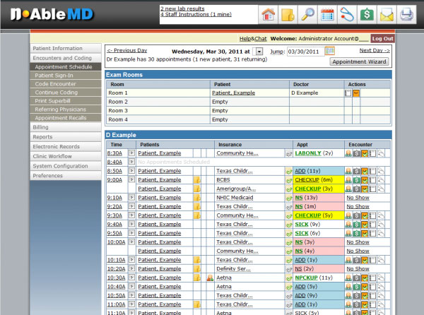 nAbleMD EMR Software EHR and Practice Management Software