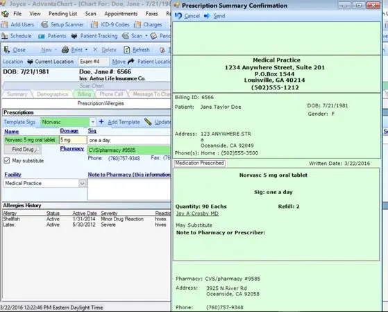 AdvantaChart EMR Software EHR and Practice Management Software