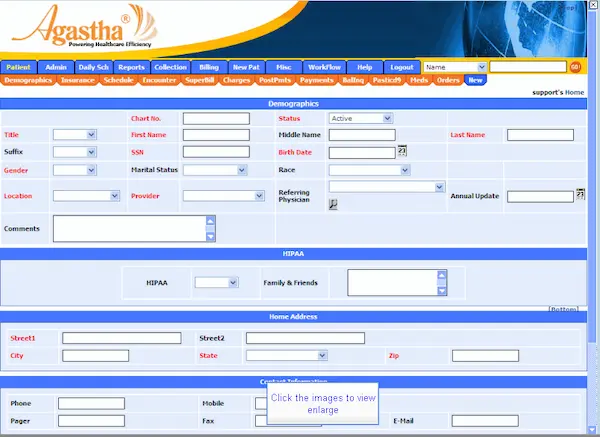 Agastha EHR Software EHR and Practice Management Software