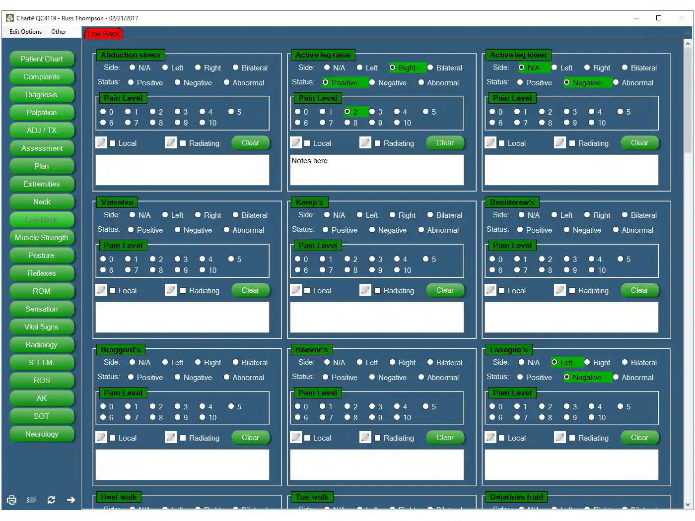 Chiro QuickCharts EHR Software EHR and Practice Management Software