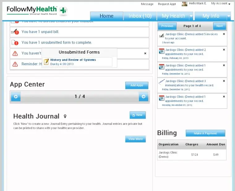 FollowMyHealth EHR Software EHR and Practice Management Software