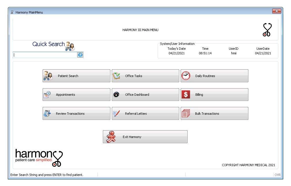 Harmony e/Notes EHR Software EHR and Practice Management Software
