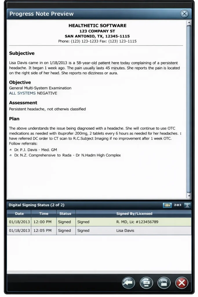 HealthTec Trilogy EHR Software EHR and Practice Management Software