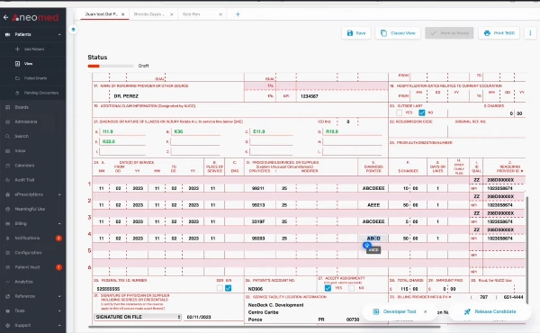 NeoMed EHR Software EHR and Practice Management Software