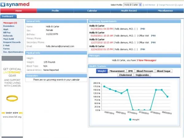 SynaMed EHR Software EHR and Practice Management Software