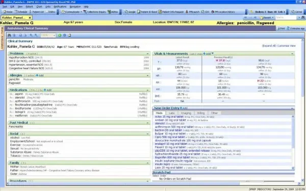 Cerner Specialty Practice Management Software EHR and Practice Management Software