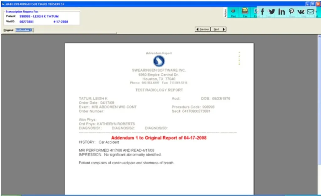 RISynergy Software EHR and Practice Management Software