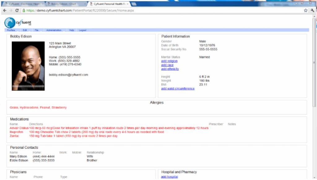 CyCHART EHR Software EHR and Practice Management Software