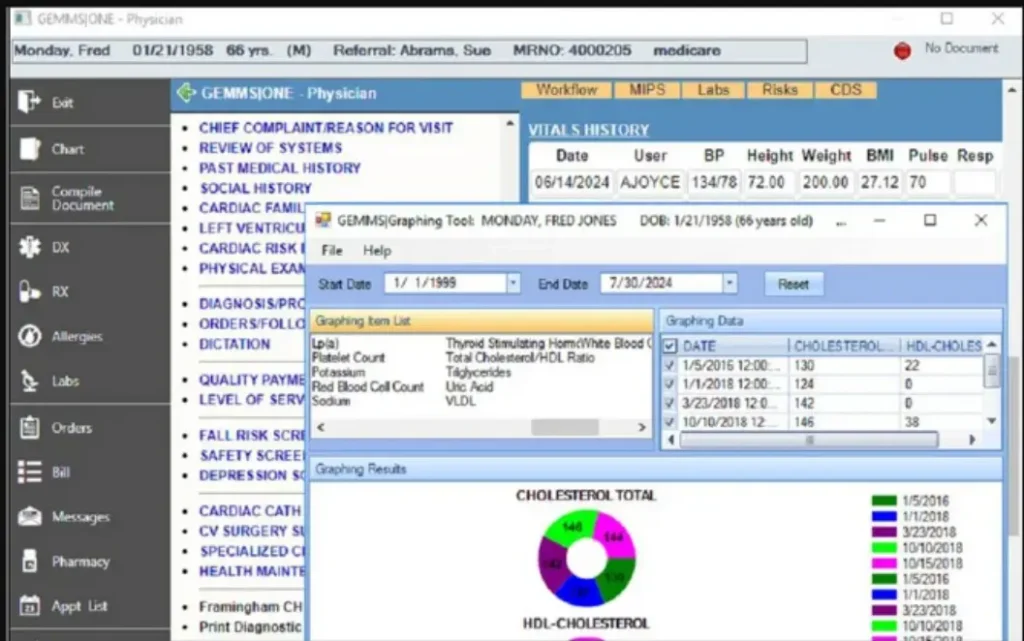 GEMMS ONE EHR Software EHR and Practice Management Software