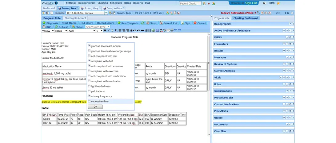 ZoomMD EHR Software EHR and Practice Management Software