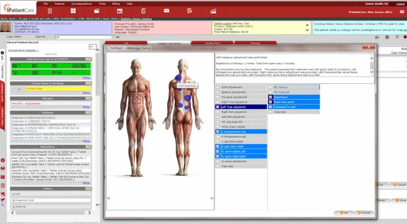 iPatientCare EHR Software EHR and Practice Management Software