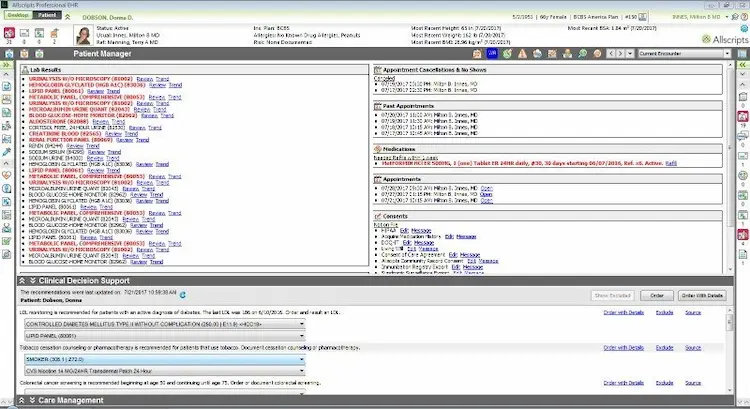 Allscripts Professional EHR Software EHR and Practice Management Software