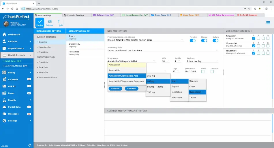 ChartPerfect EHR Software EHR and Practice Management Software