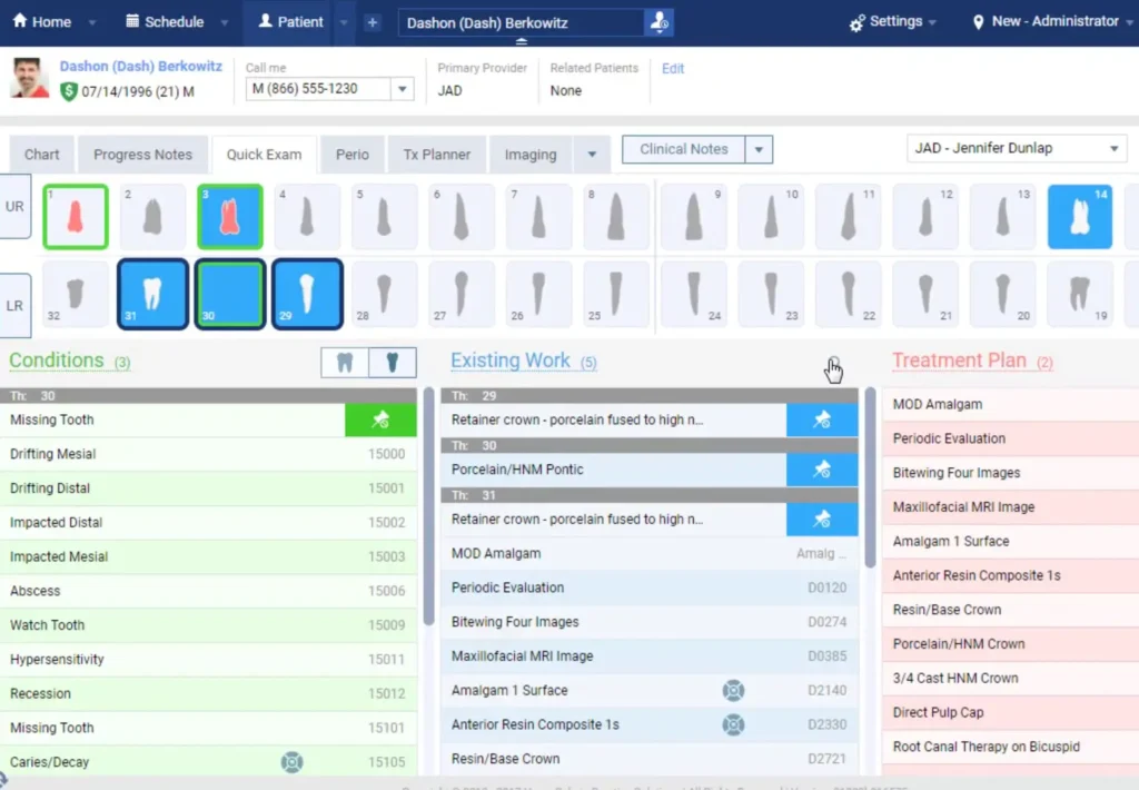 Dentrix Ascend Software EHR and Practice Management Software