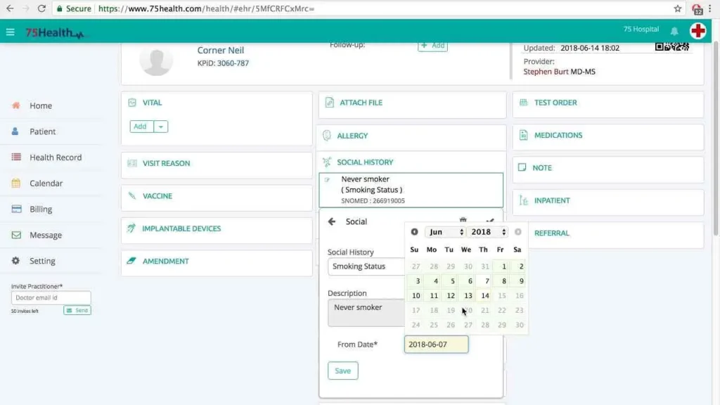 75Health EHR Software EHR and Practice Management Software
