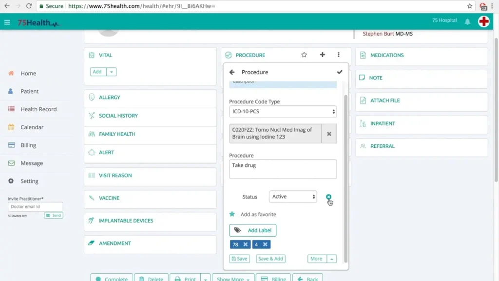 75Health EHR Software EHR and Practice Management Software